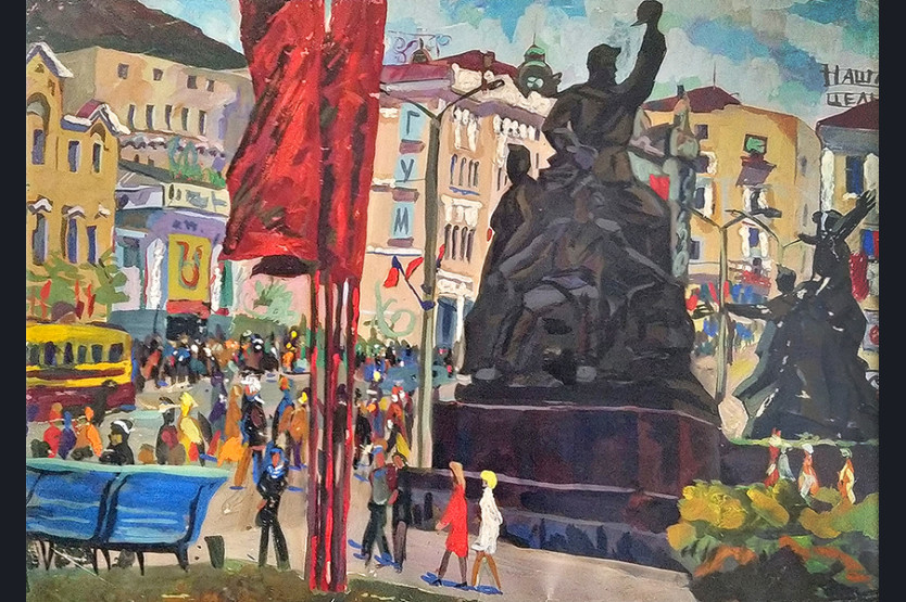 Бумага, темпера, 61х86