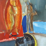 Бумага, акварель, белила, 85,4х60,4